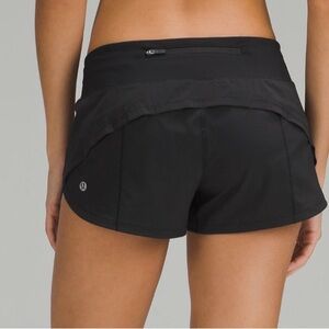 Speed Up Short Black Low Rise Sz6